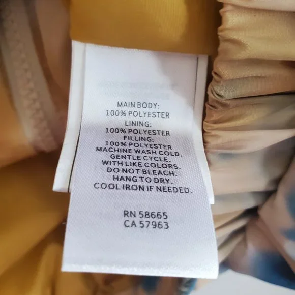 BP Tie Dye Cropped Puffer Jacket - Picture 7 of 8